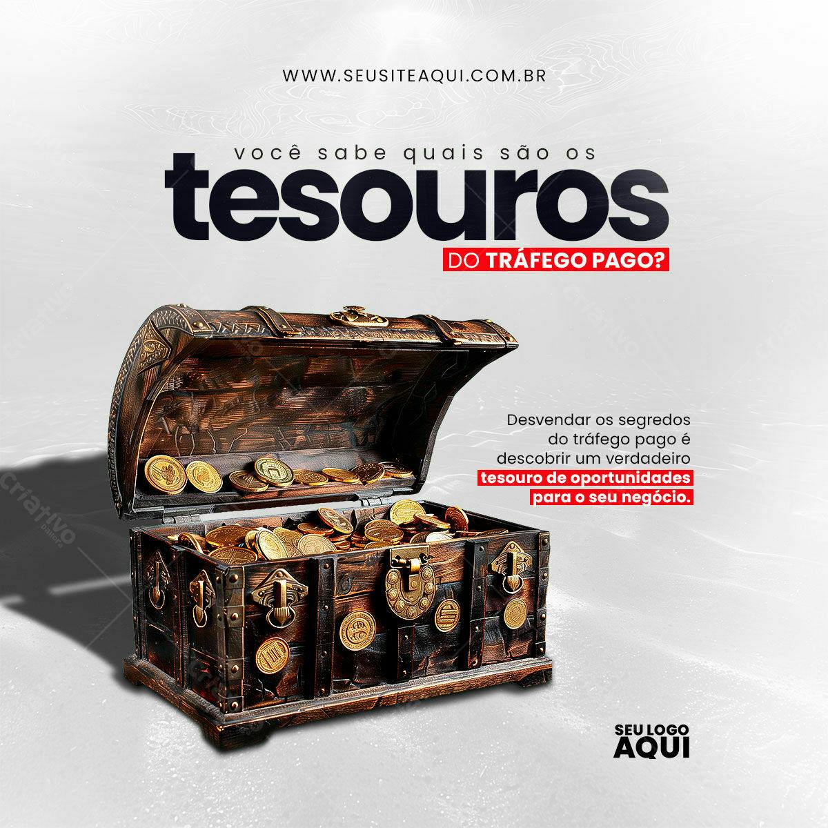 Post para Tráfego Pago PSD Editável