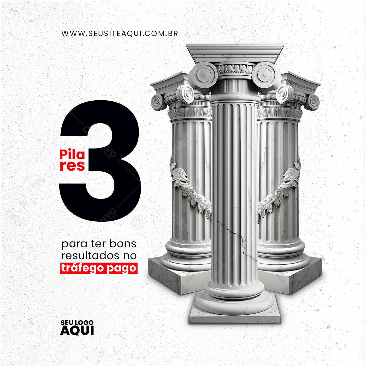 Post para Tráfego Pago PSD Editável