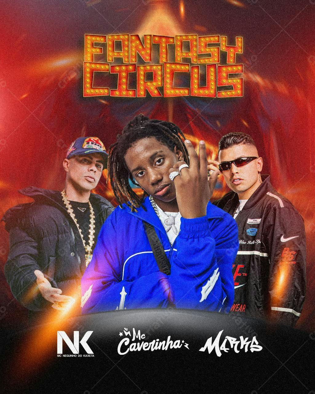 Flyer Fantasy Circus PSD Editável