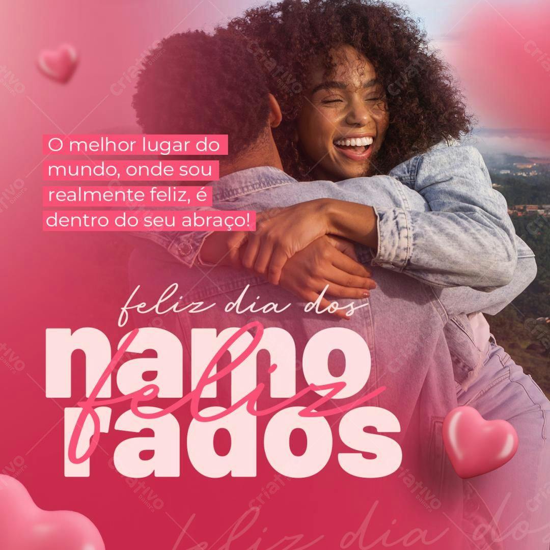 Post para o Dia dos Namorados PSD Editável
