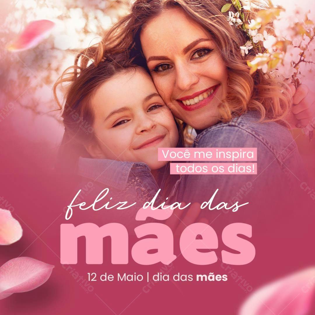 Postagem Dia das Mães PSD Editável
