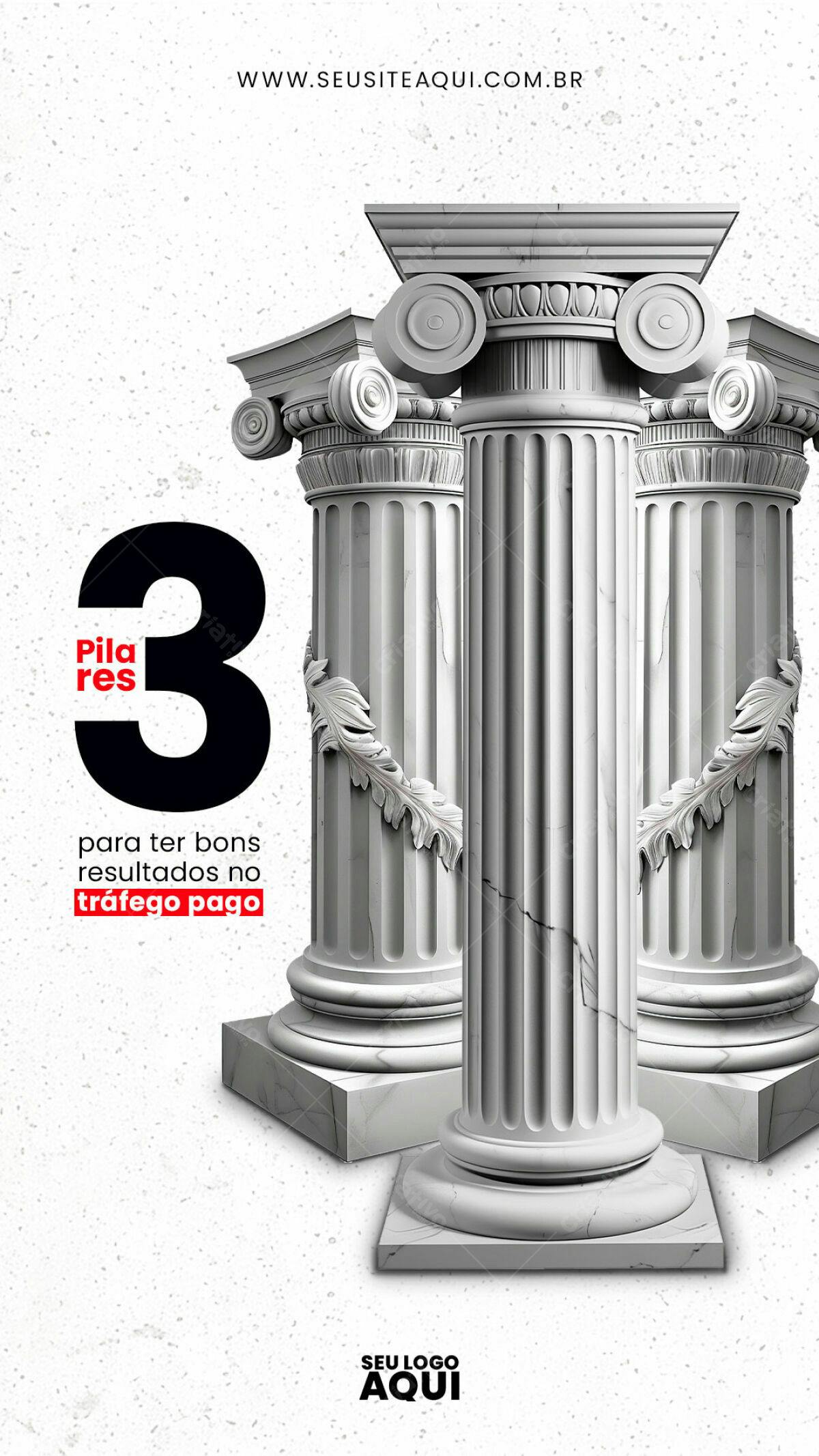 Flyer para Tráfego Pago PSD Editável