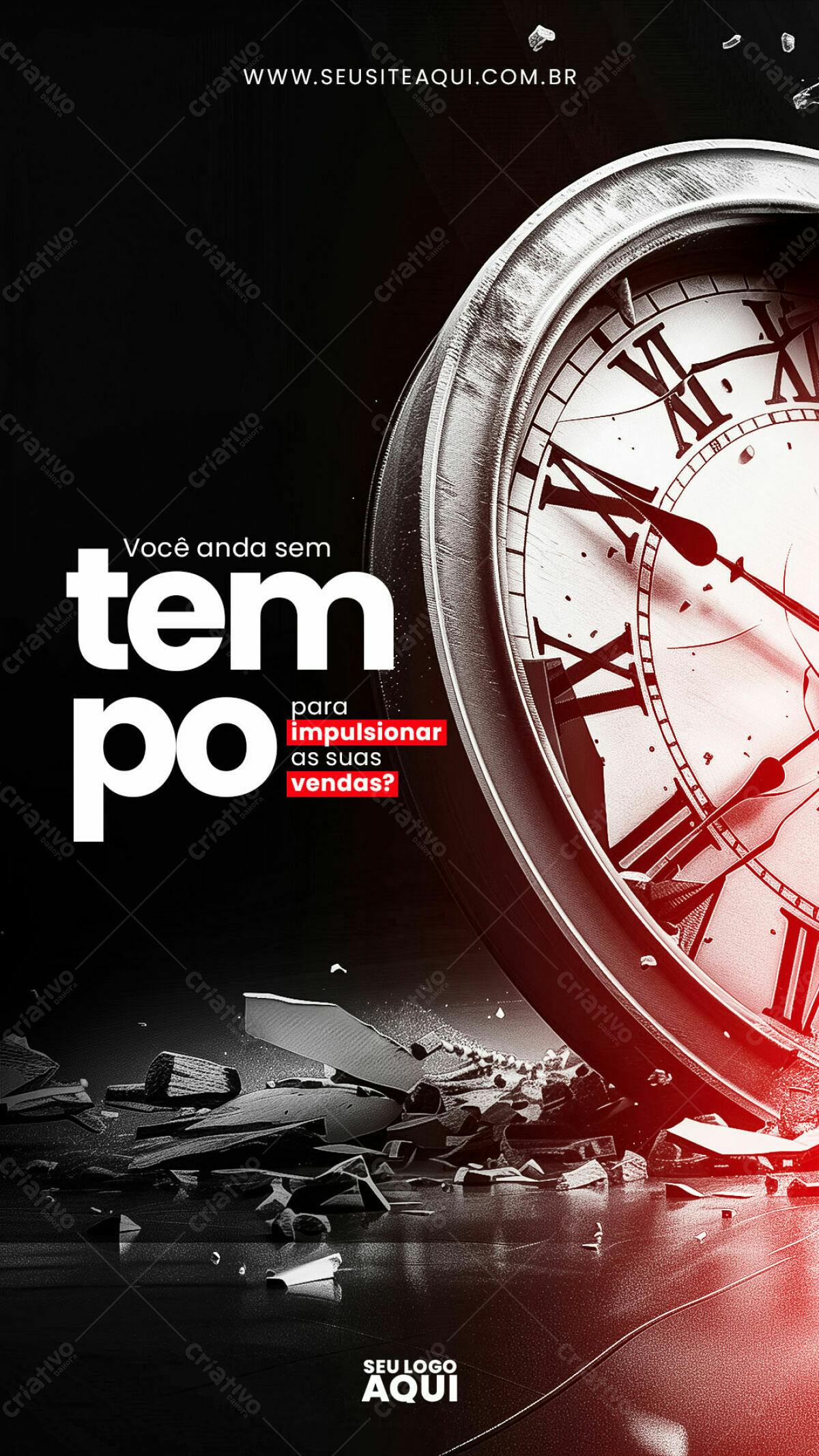 Flyer para Impulsionar Vendas PSD Editável