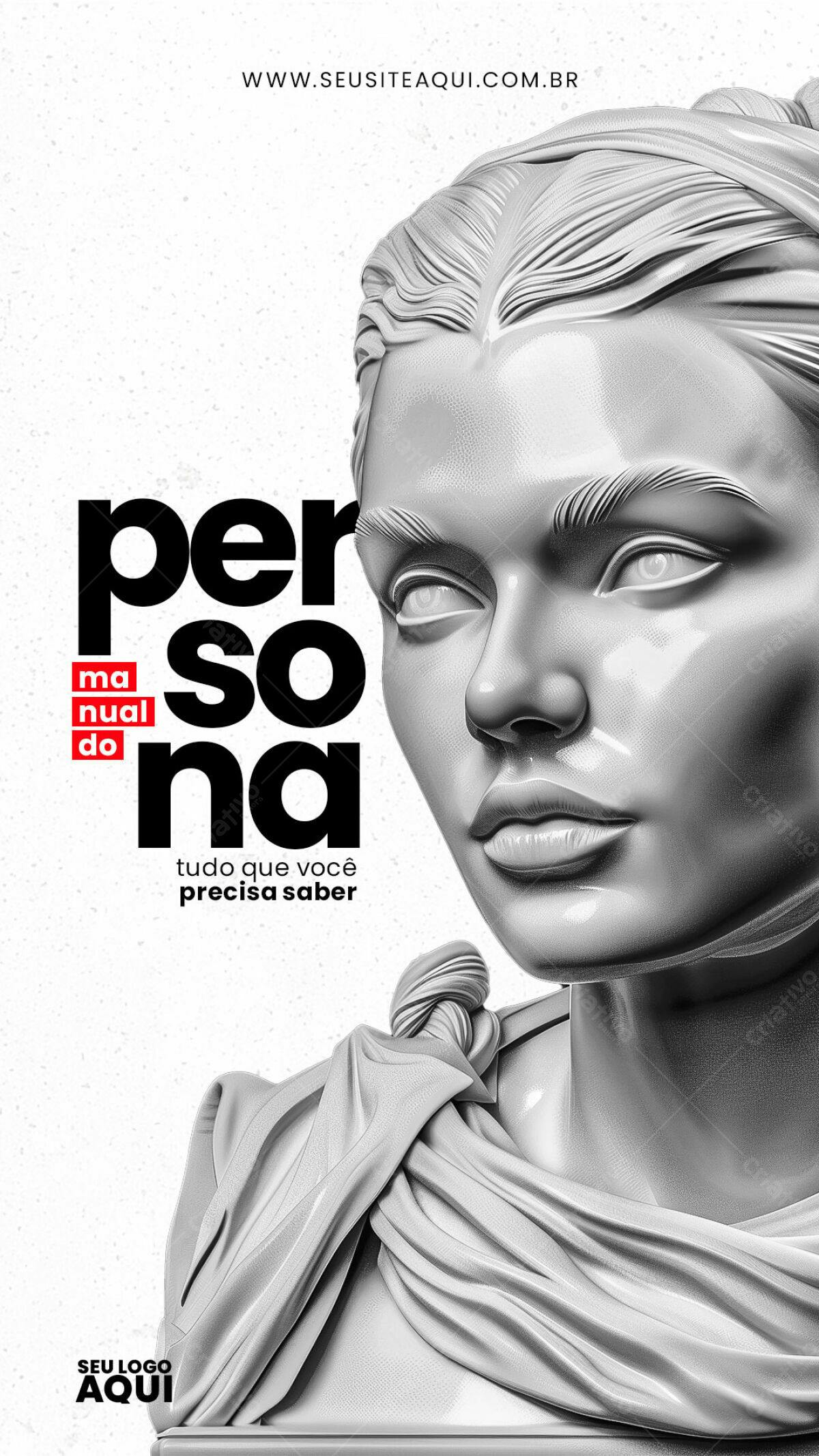 Arte para Persona PSD Editável