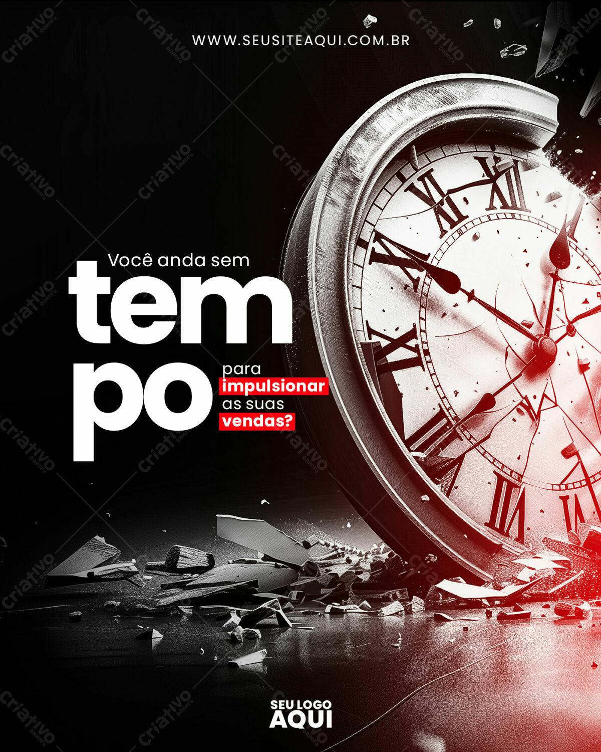 Post para Impulsionar Vendas PSD Editável