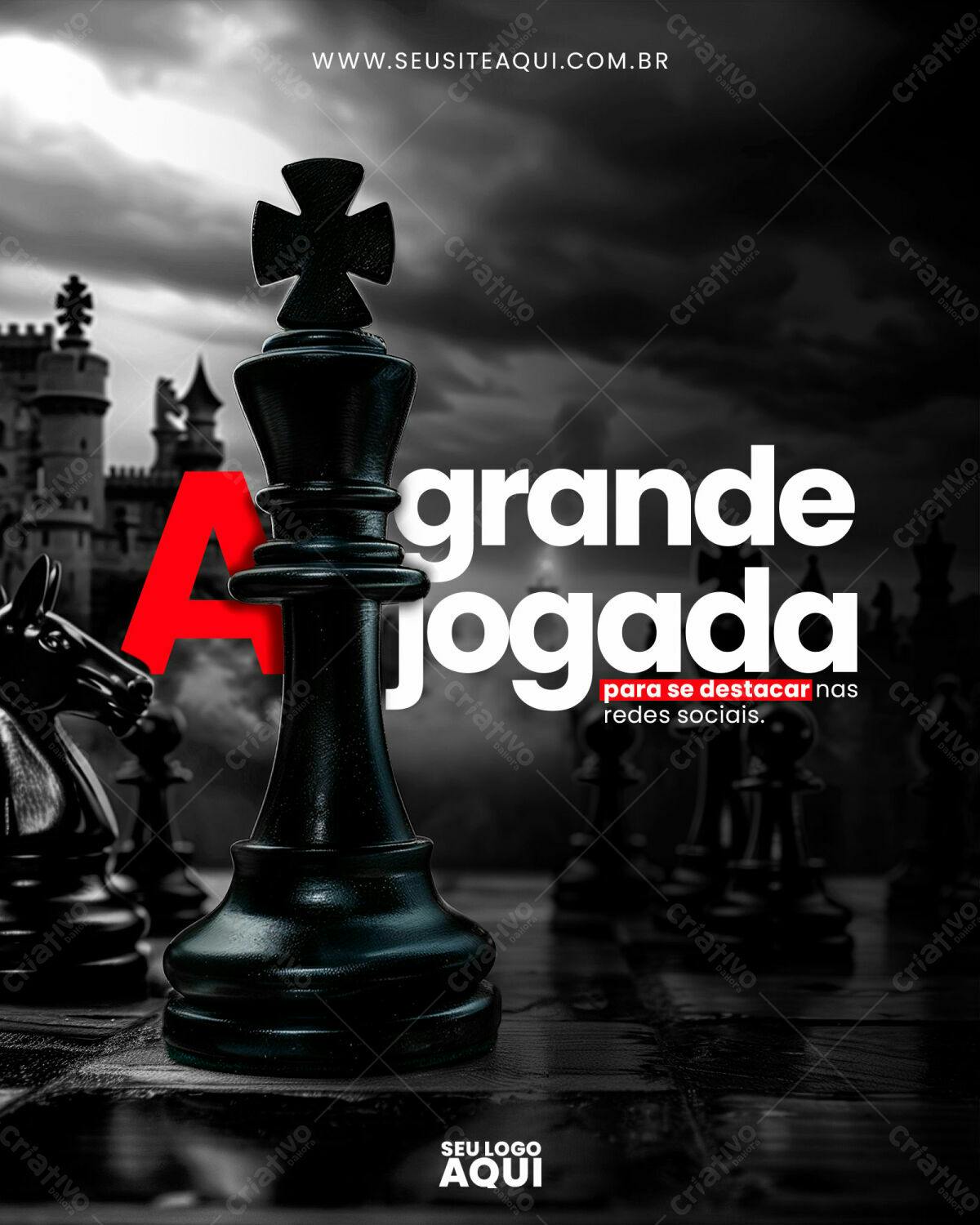 Flyer para Redes Sociais PSD Editável
