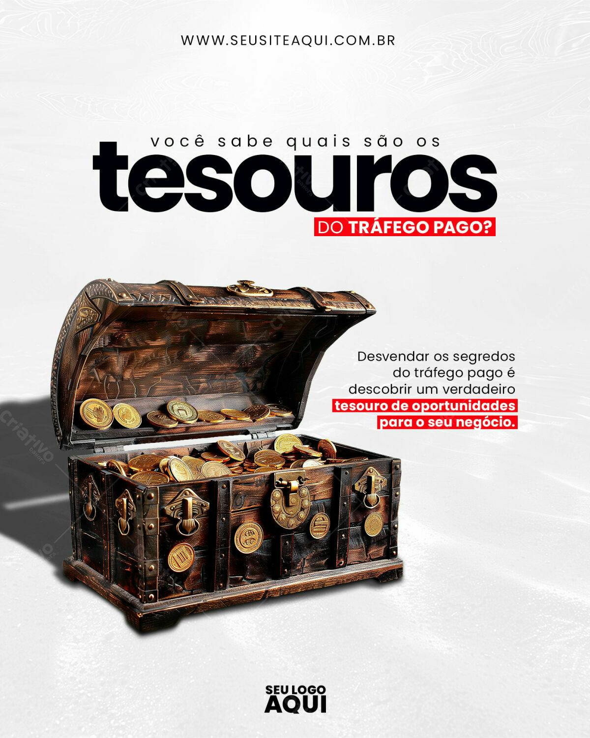 Post para Tráfego Pago PSD Editável