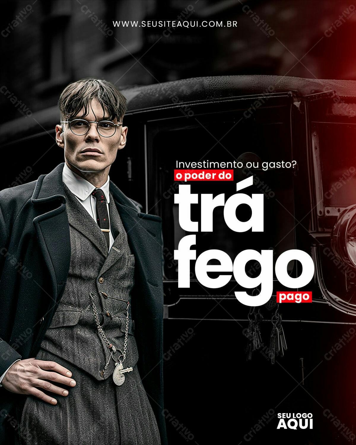 Flyer Negócios Investimento PSD Editável
