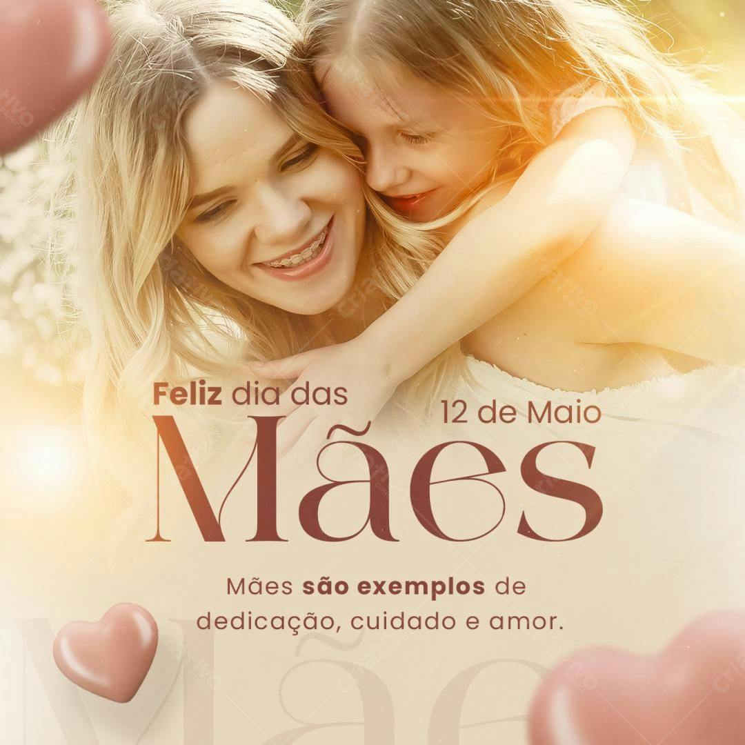 Postagem Dia das Mães PSD Editável