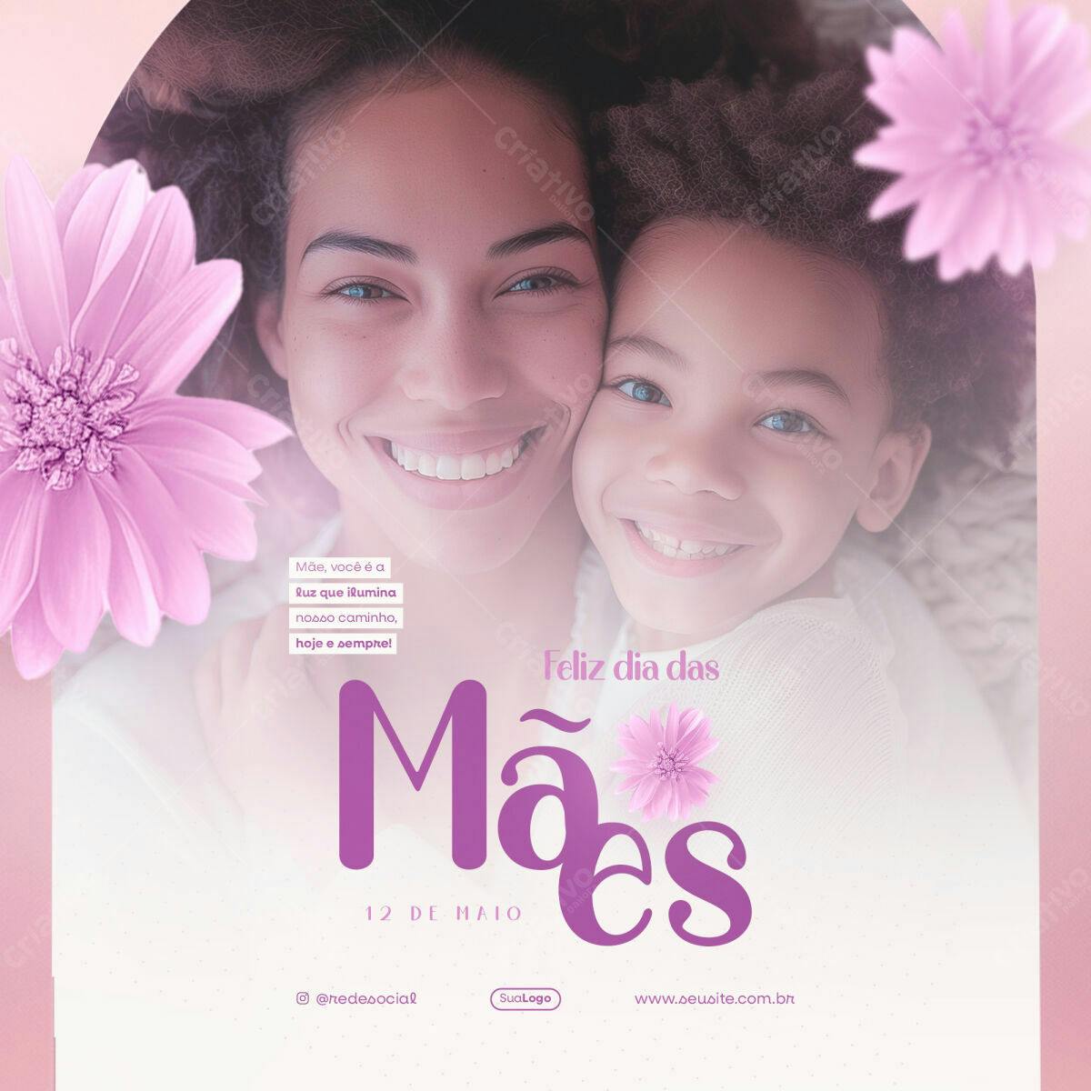 Postagem Dia das Mães PSD Editável