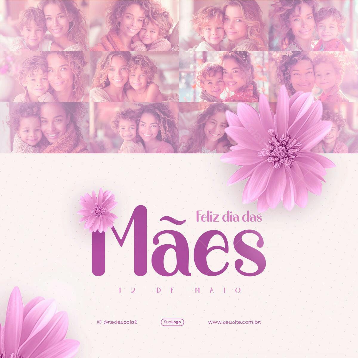 Postagem Dia das Mães PSD Editável