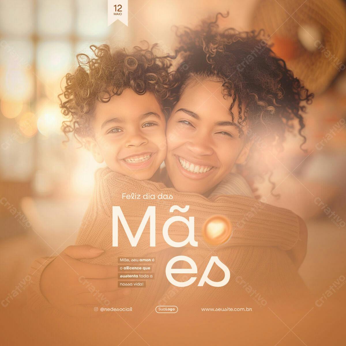 Postagem Dia das Mães PSD Editável
