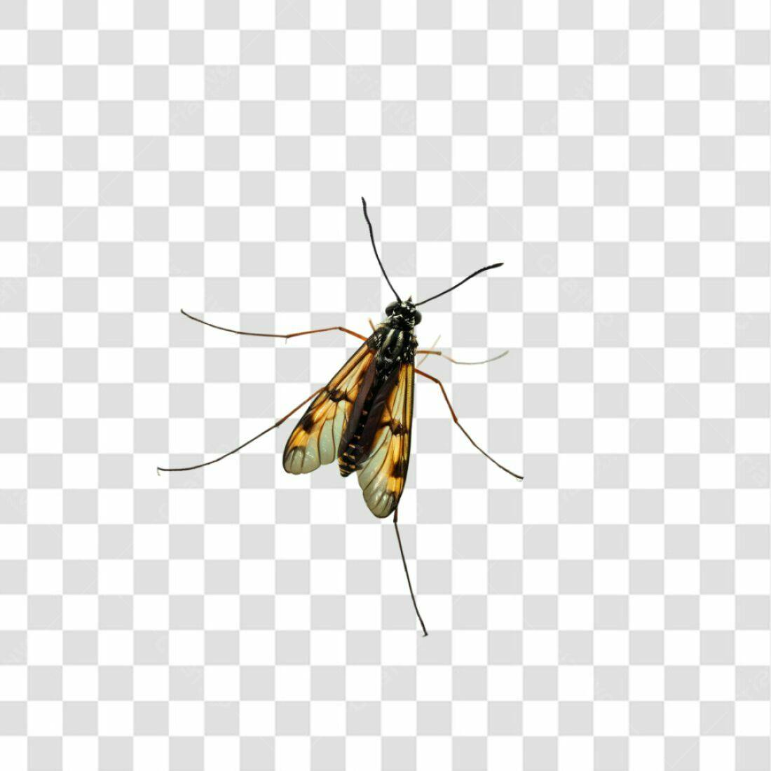 Icone Inseto Marrom e Amarelo PNG com fundo transparente