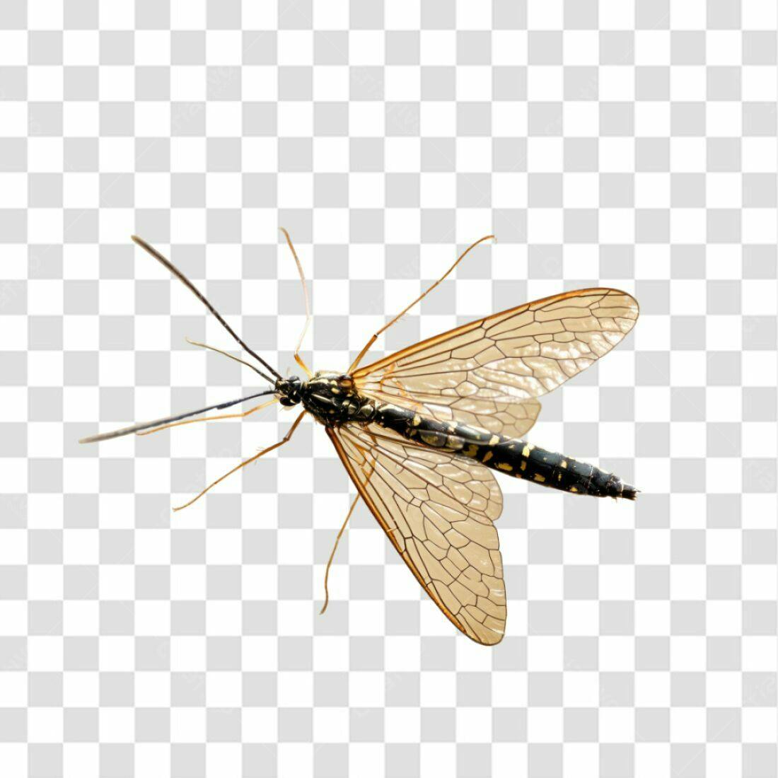 Icone Inseto Marrom e Preto PNG com fundo transparente