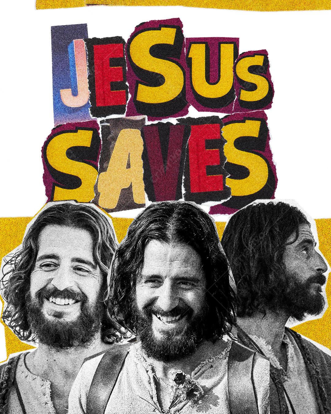 Imagem Jesus Salva PNG com fundo transparente