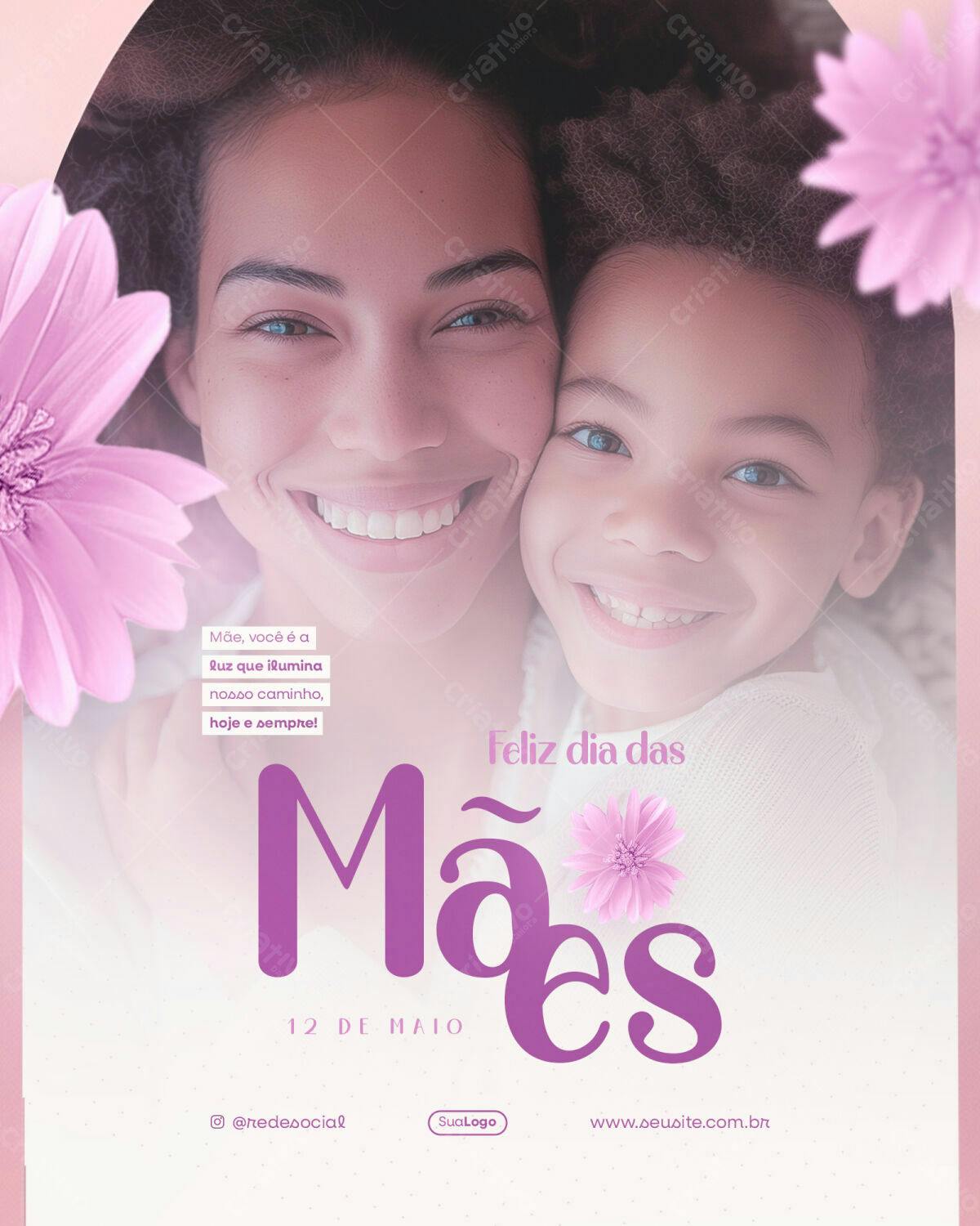 Flyer Dia das Mães PSD Editável