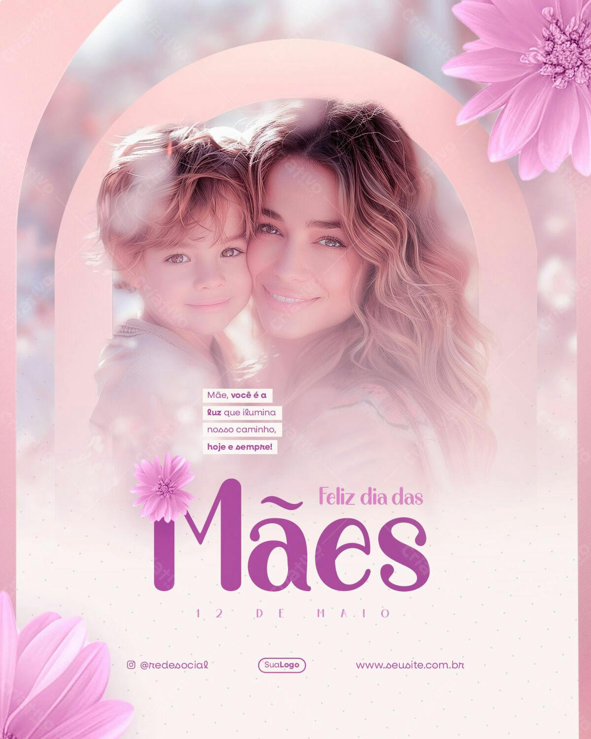 Postagem Dia das Mães PSD Editável
