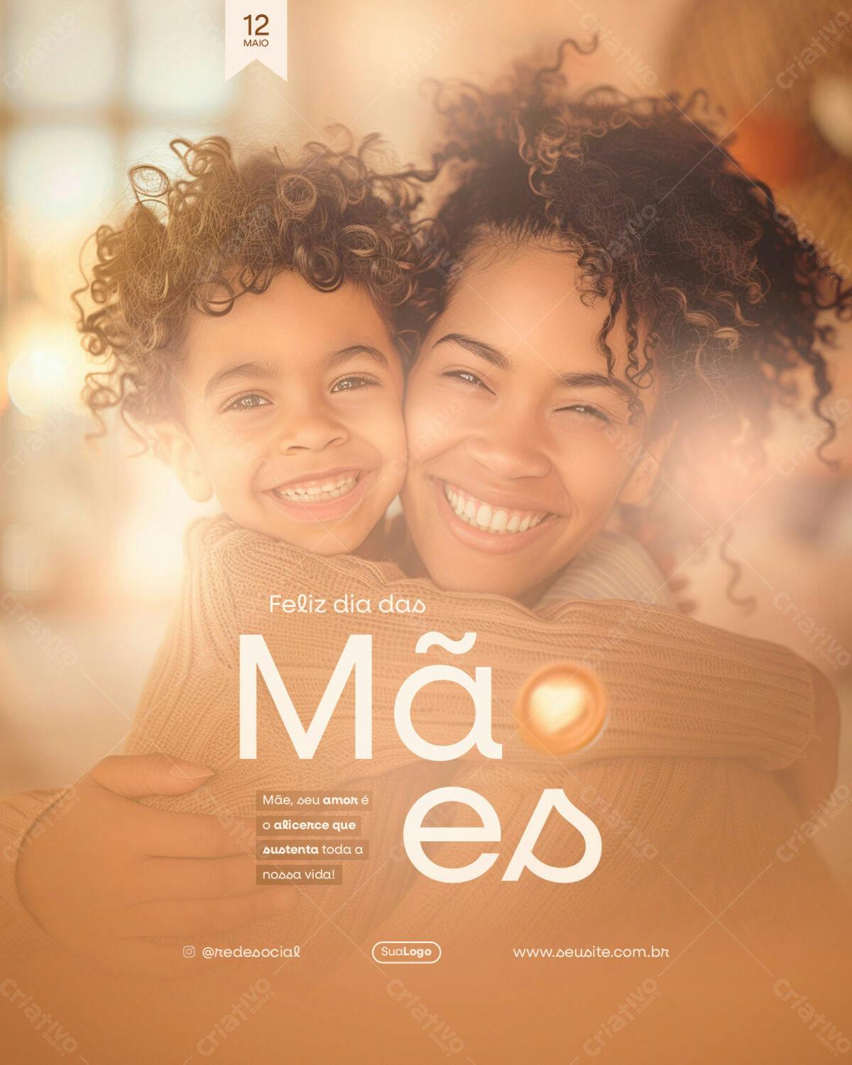 Flyer Dia das Mães PSD Editável