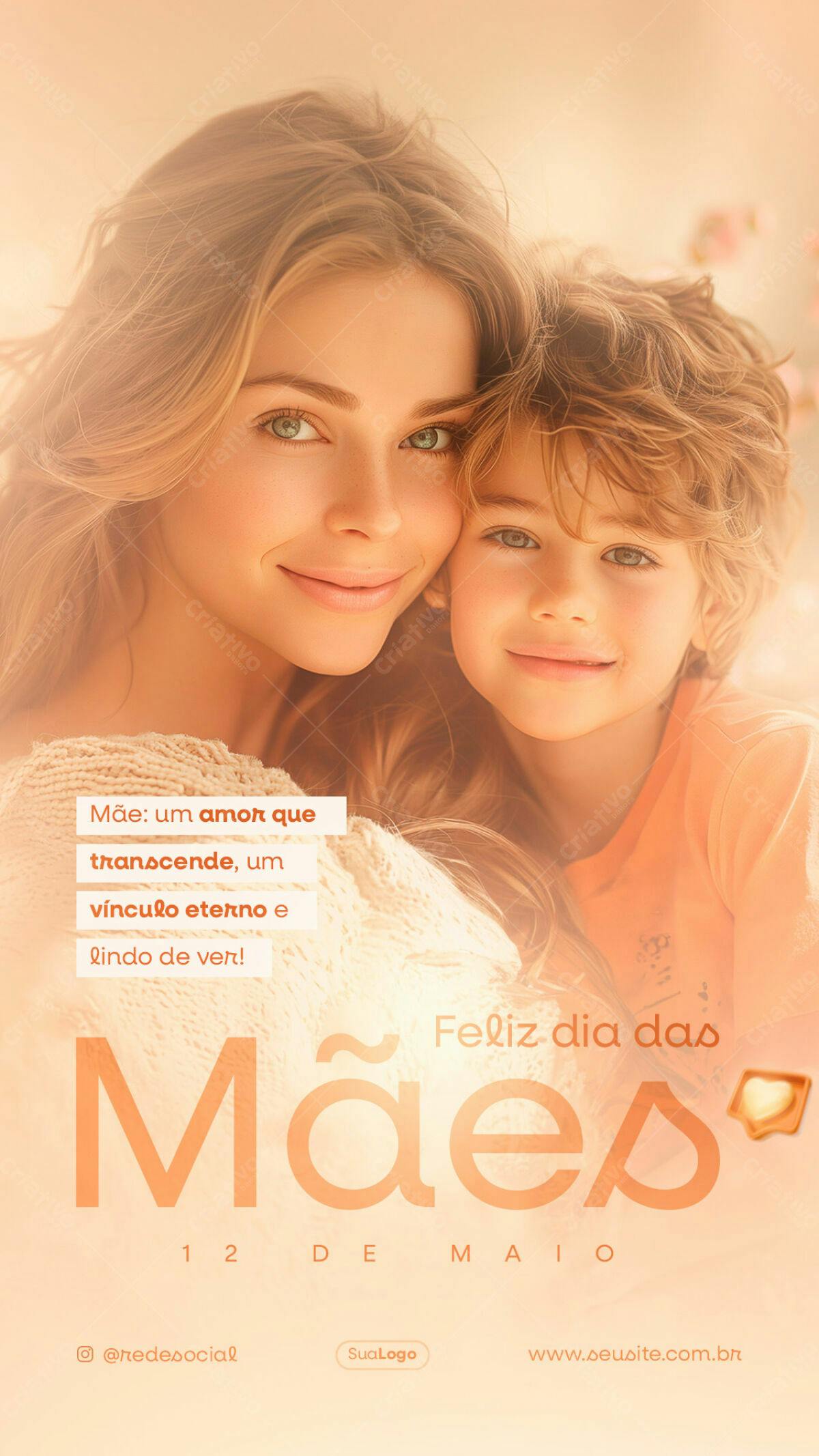 Flyer para Dia das Mães PSD Editável