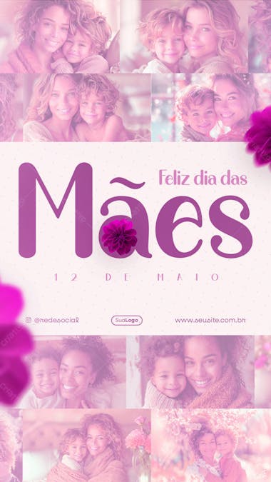 Dia das mães social media post story