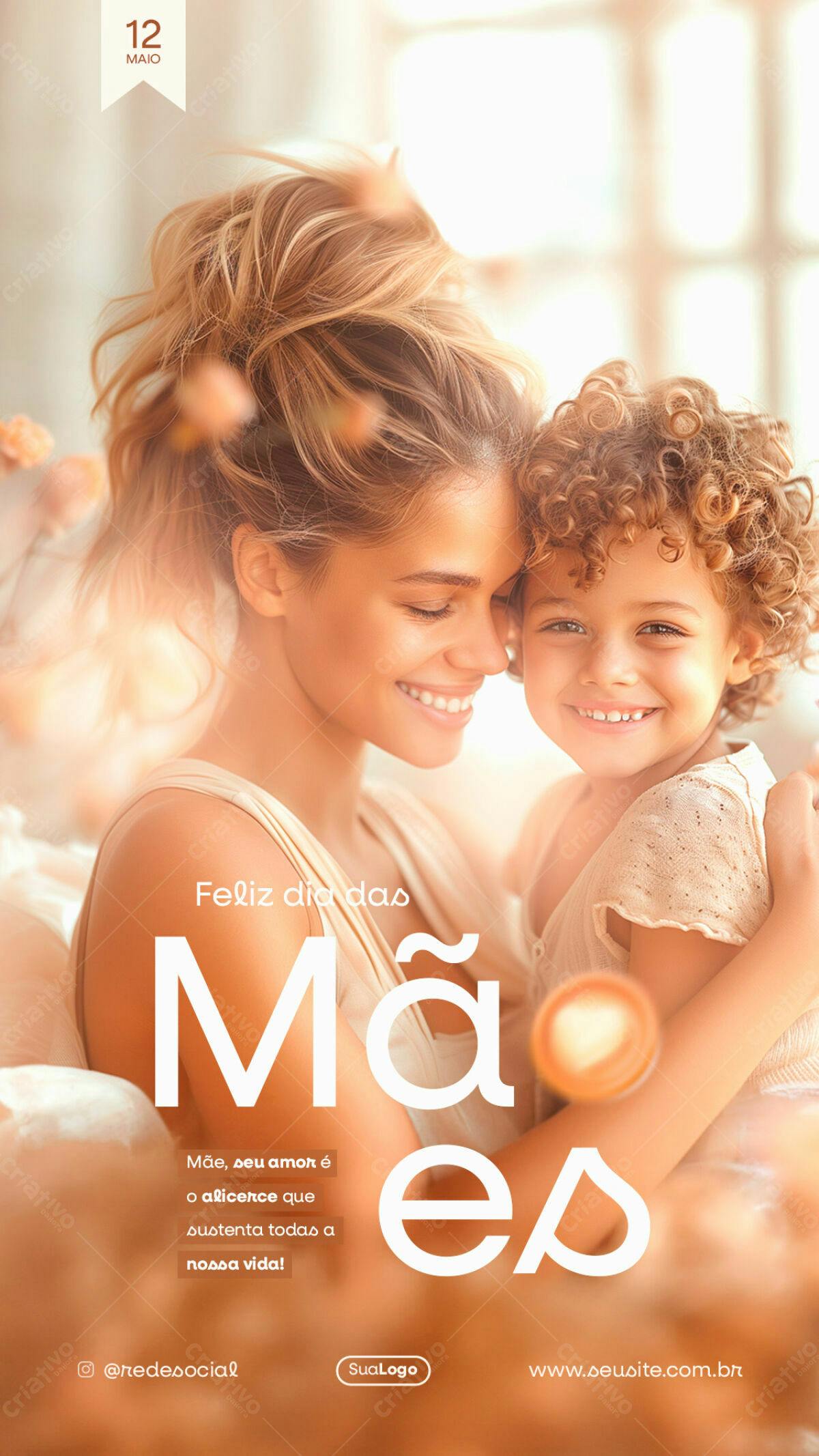 Flyer Dia das Mães PSD Editável