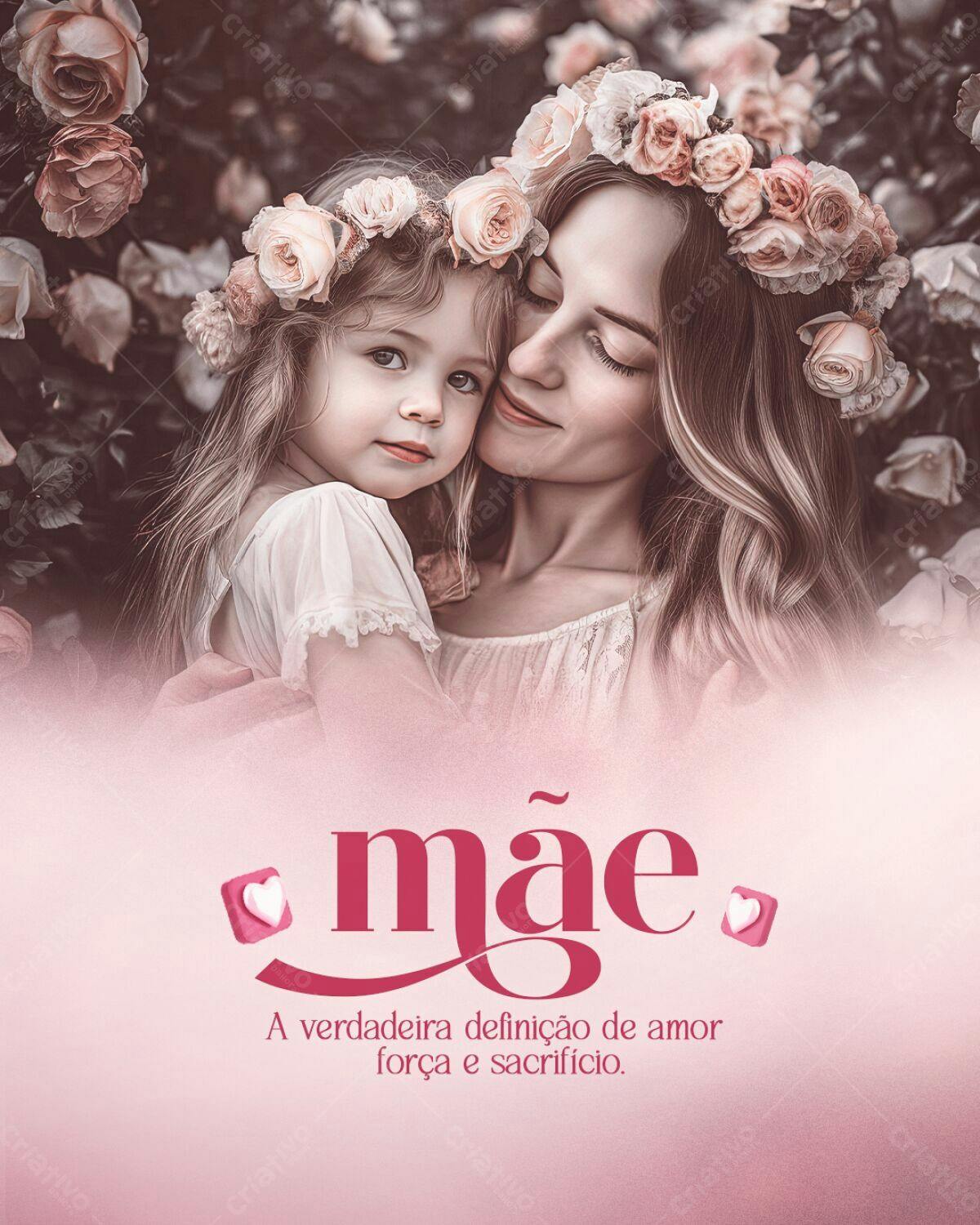 Post para Dia das Mães PSD Editável
