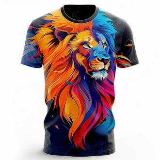 Camisa sublimada leão | imagem