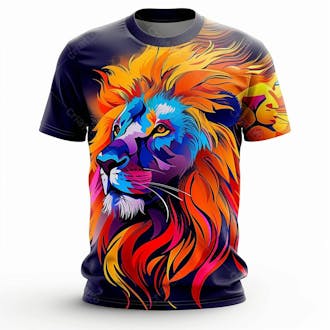 Camisa sublimada leão | imagem