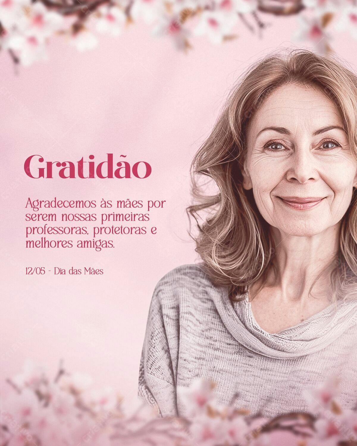 Postagem Dia das Mães PSD Editável