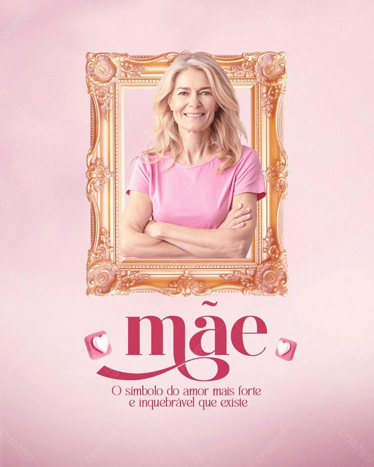 Post para o Dia das Mães PSD Editável