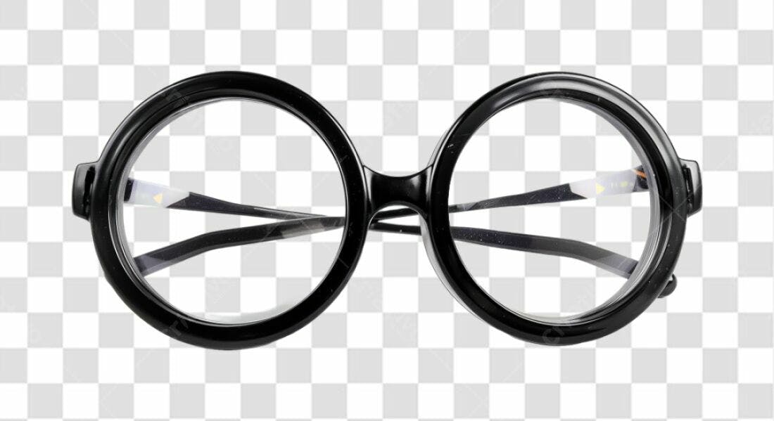 Ícone Óculos Redondos PNG com fundo transparente