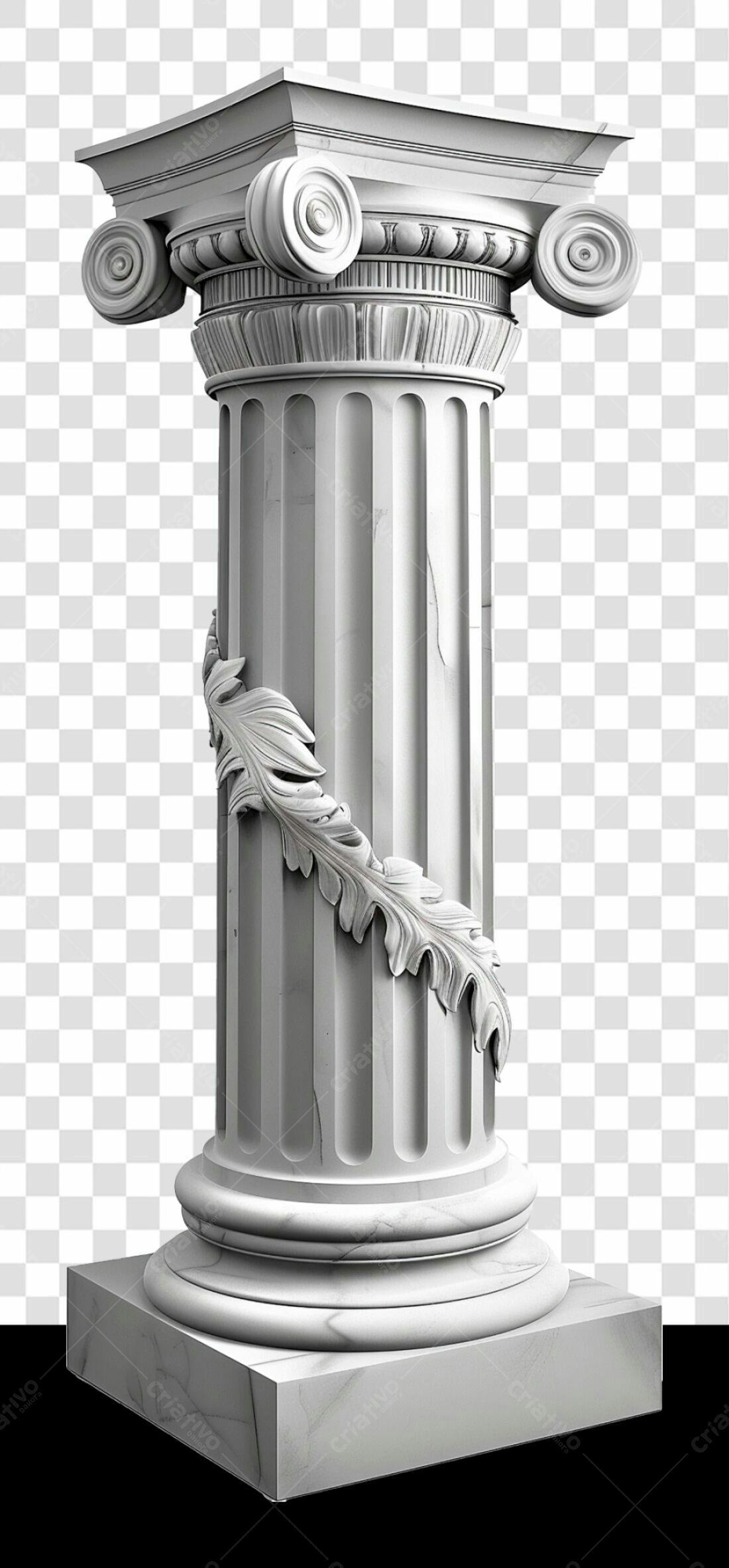 Icone Coluna Grega PNG com fundo transparente