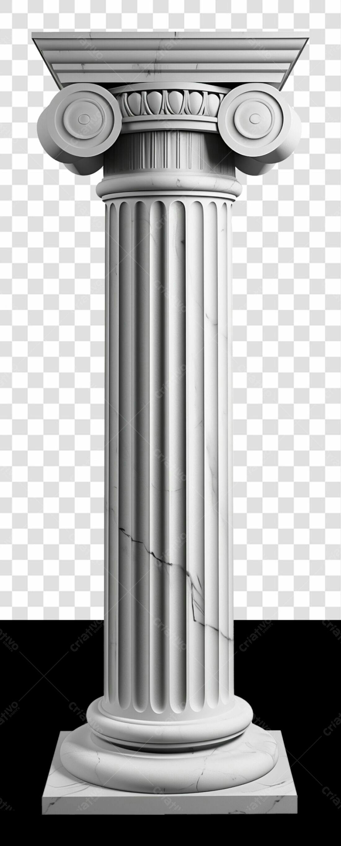 Icone Coluna Grega PNG com fundo transparente