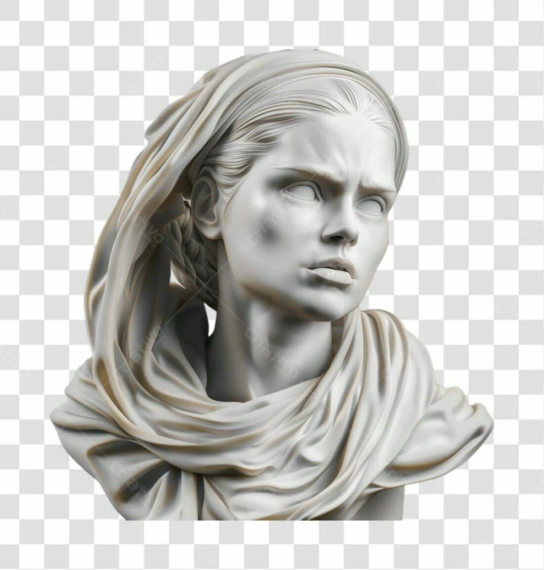 Icone Escultura Mulher PNG com fundo transparente
