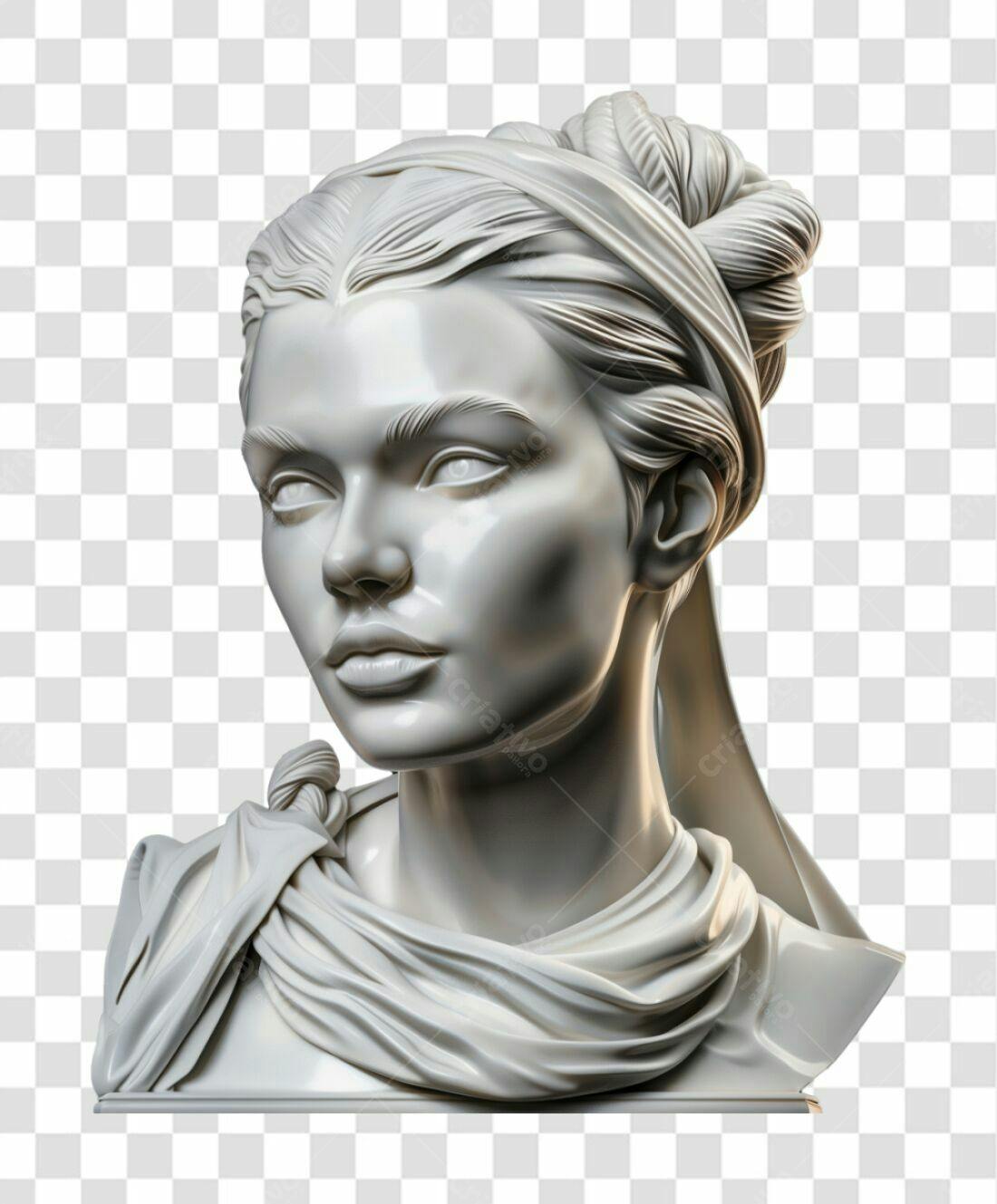 Icone Escultura Mulher PNG com fundo transparente