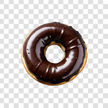 Donuts de chocolate png transparente