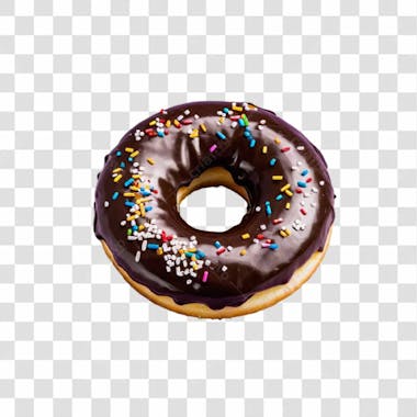 Donuts de chocolate png transparente