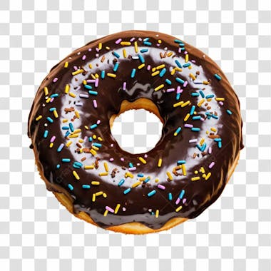 Donuts de chocolate png transparente