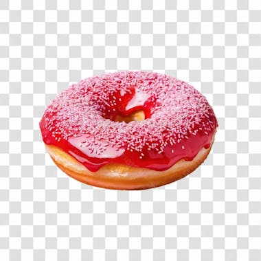 Donuts de morango png transparente