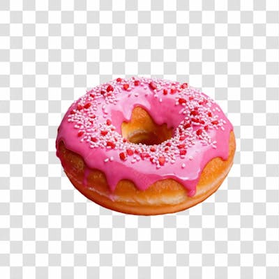 Donuts De Morango Png Transparente (9)