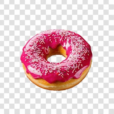 Donuts de morango png transparente