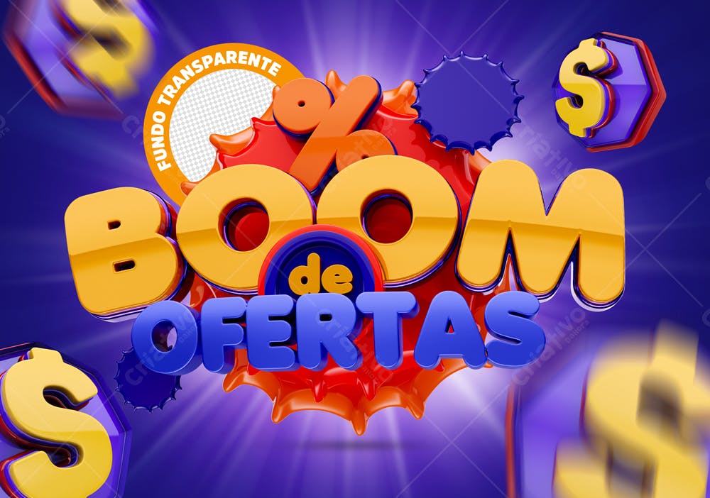 Banner Boom de Ofertas PSD Editável