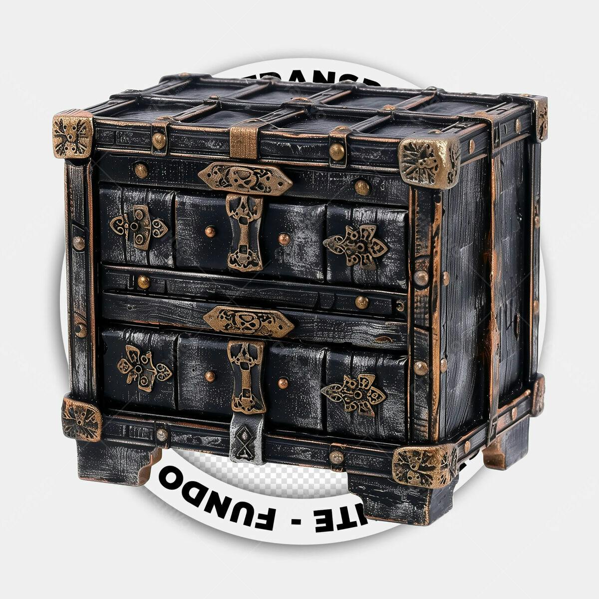 Caixa de Jóias Vintage PSD Editável