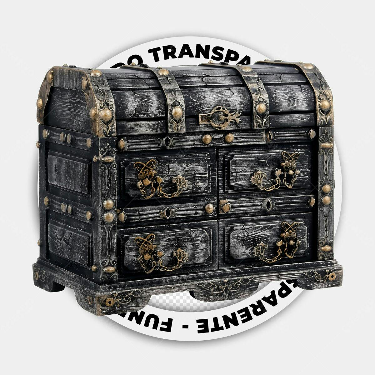 Caixa de Jóias Vintage PSD Editável