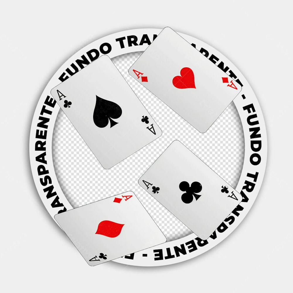 CARTAS DE BARALHO | IMAGEM SEM FUNDO | PNG | PSD EDITÁVEL