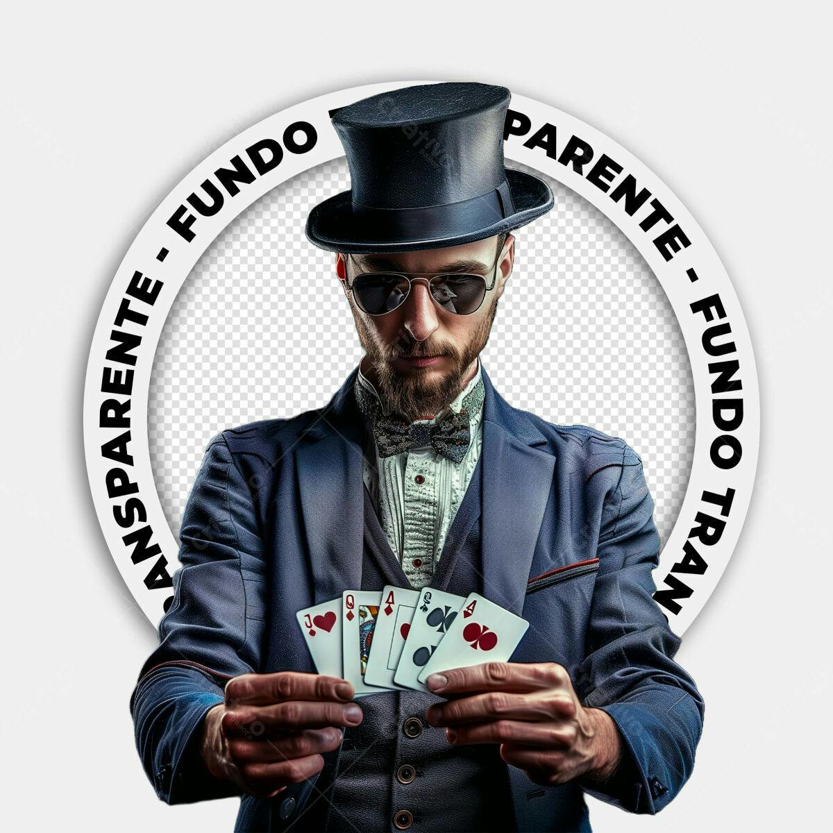 PSD Mago com Cartas para Design de Sites PSD Editável