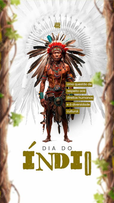 Story dia do indio uma questão de respeito