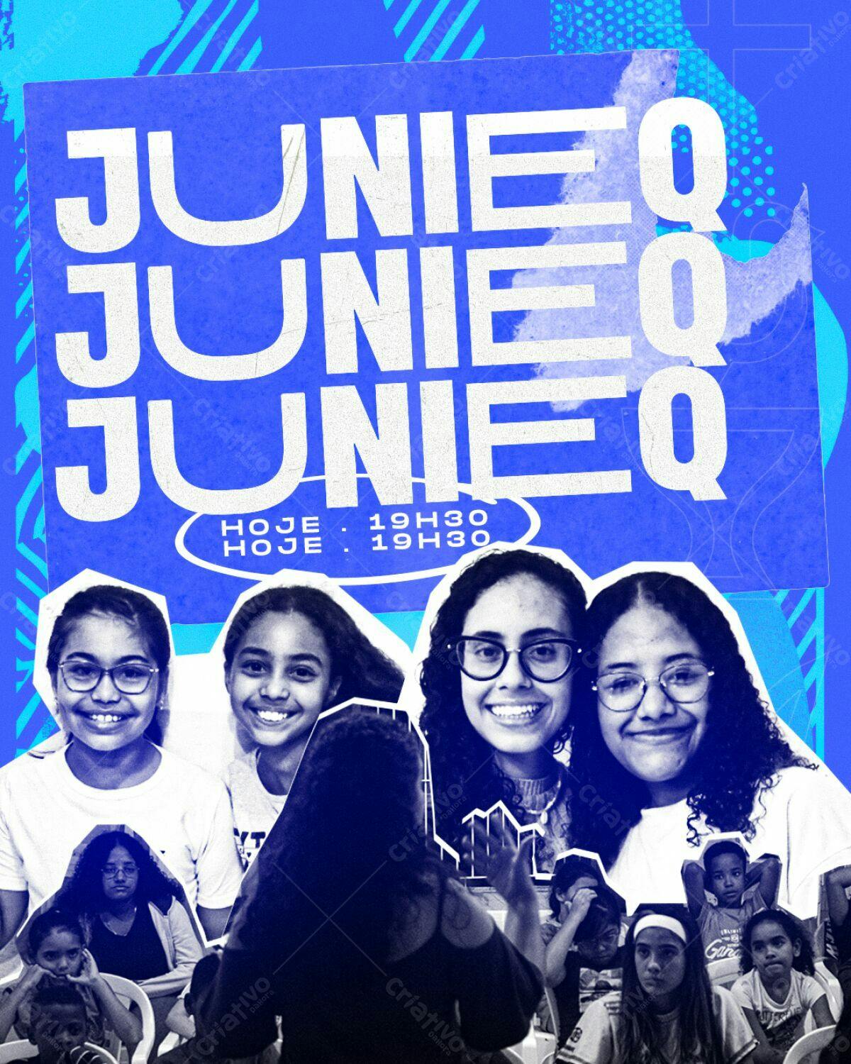 Flyer para Evento Junieq PSD Editável