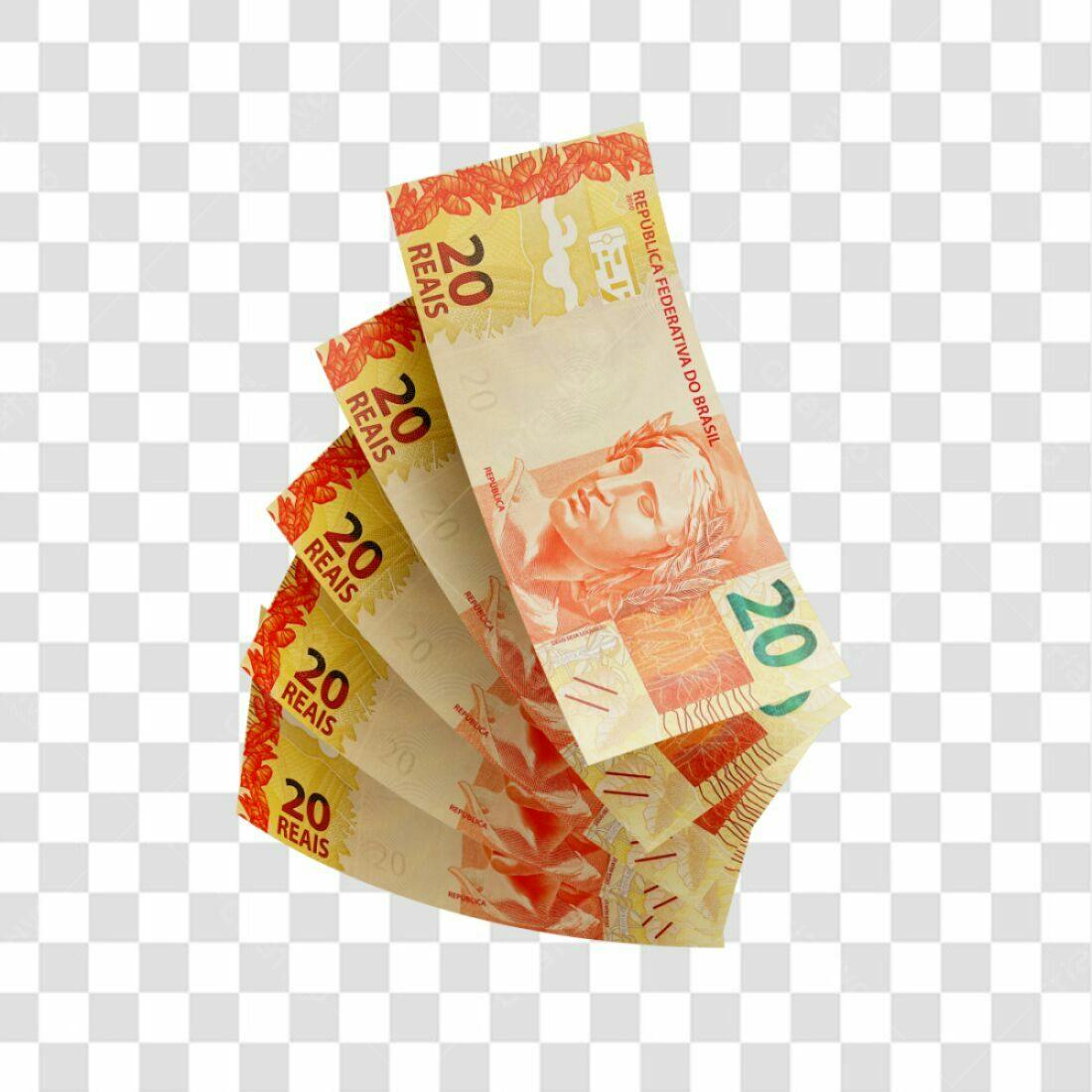 Icone Dinheiro Reais PNG com fundo transparente