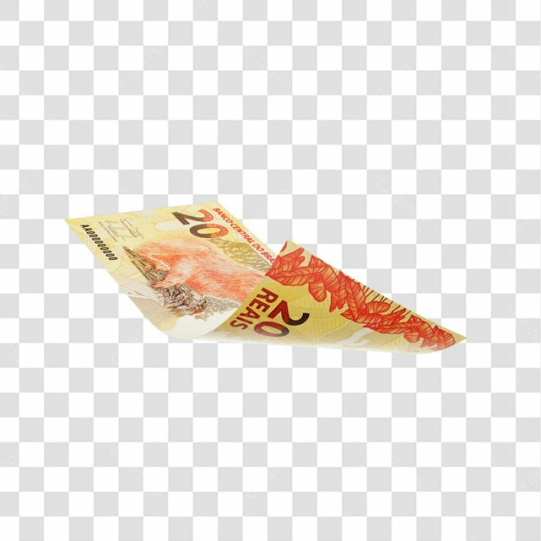 Icone Nota de 20 Reais PNG com fundo transparente